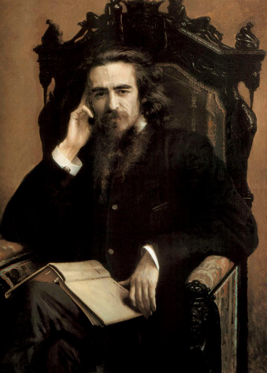 Портрет философа Соловьева, 1885