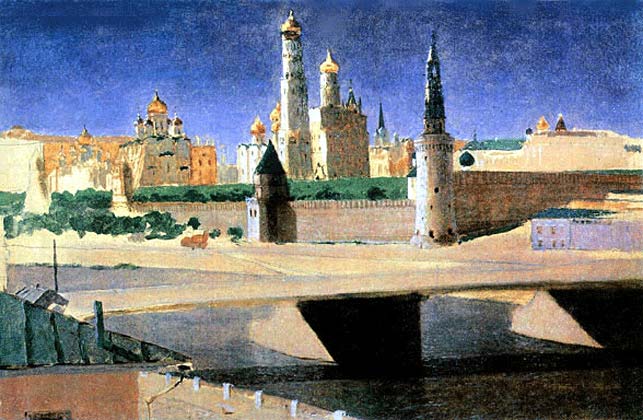 Вид на Кремль с Замоскворечья, 1882