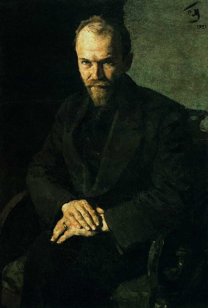 Портрет старого кооператора (Г.Н. Золотова), 1921