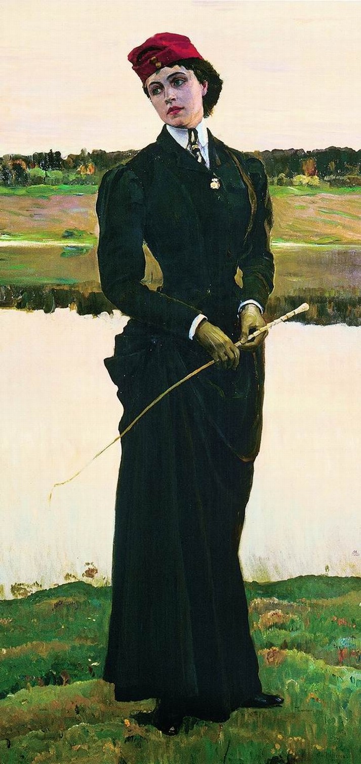 Амазонка. (Портрет дочери), 1906