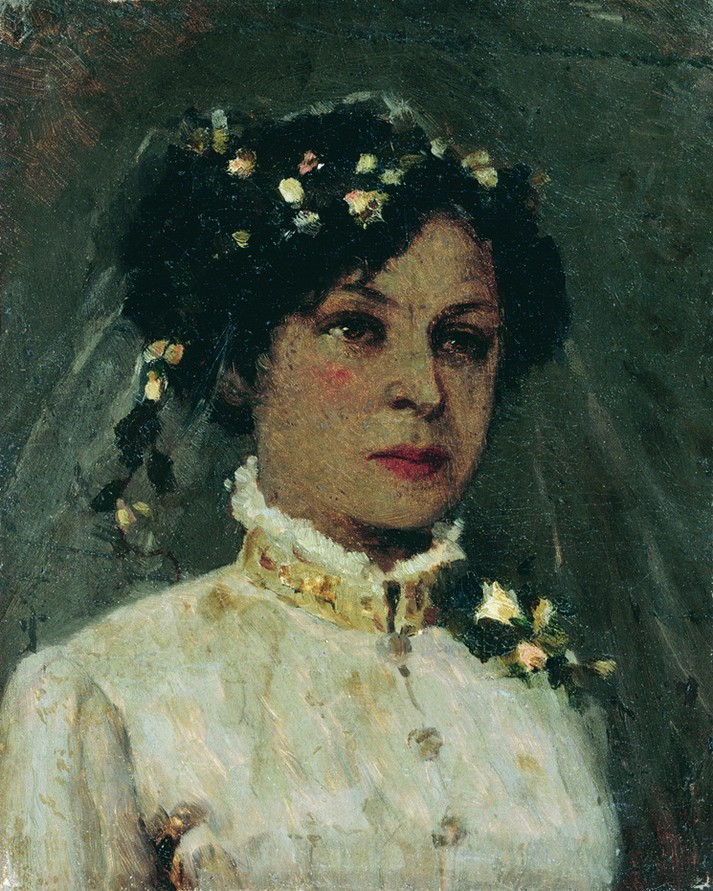Портрет М.И. Нестеровой в подвенечном уборе, 1886