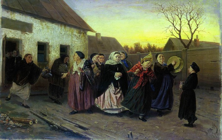Накануне девичника, 1870