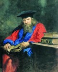 Портрет Д.И. Менделеева в мантии профессора Эдинбургского университета