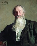 Портрет В.В. Стасова - русского музыкального критика и историка искусства