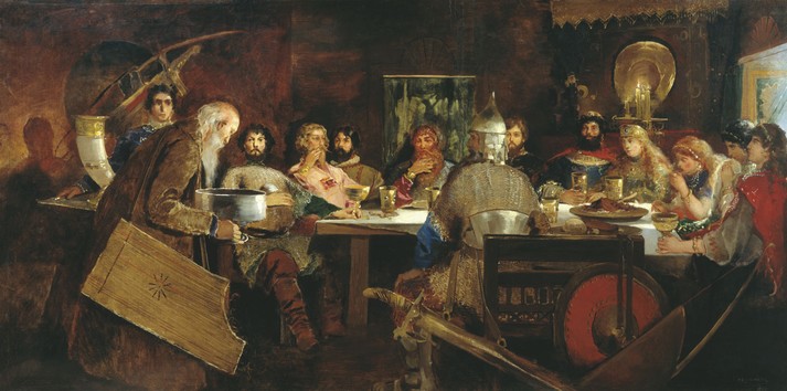 Пир богатырей у ласкового князя Владимира, 1888