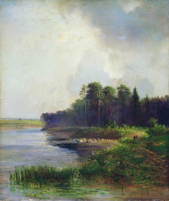 Берег реки, 1879