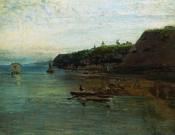 Волга близ Городца, 1870