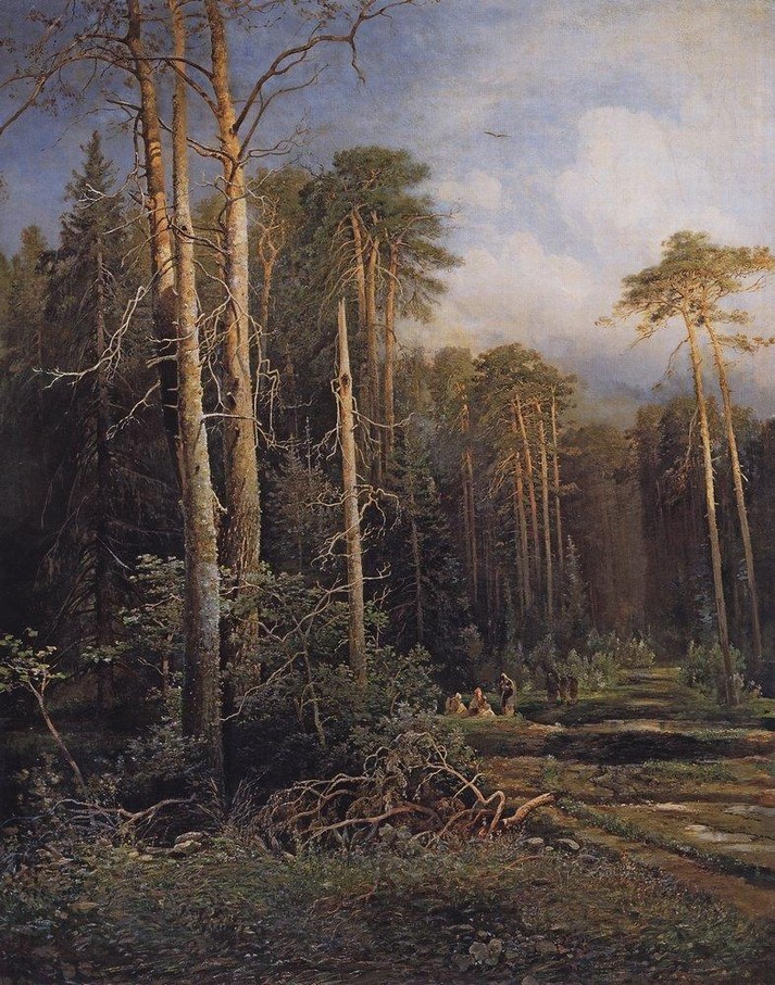 Дорога в лесу, 1871