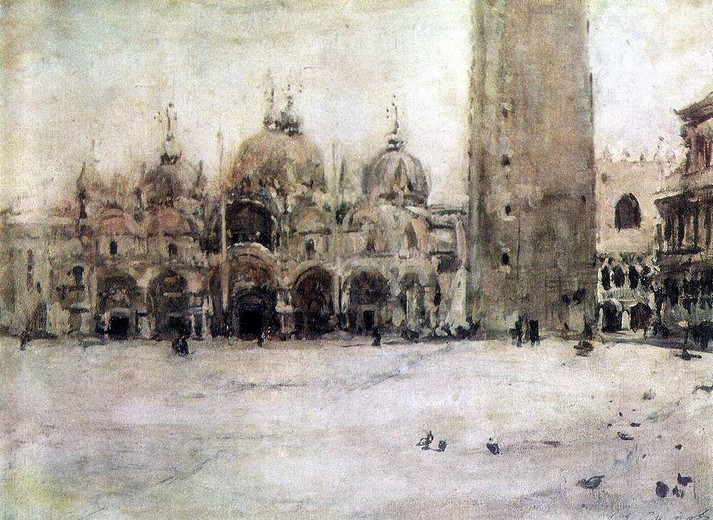 Площадь Св. Марка в Венеции, 1887
