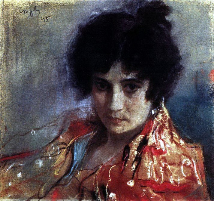 Портрет неизвестной, 1895