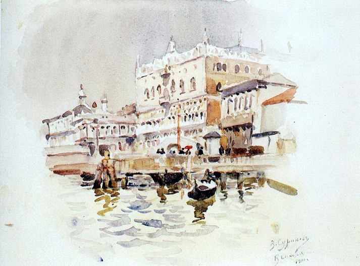 Венеция. Палаццо дожей, 1900