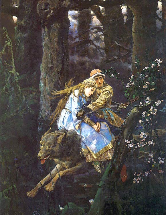 Иван Царевич на сером волке, 1889