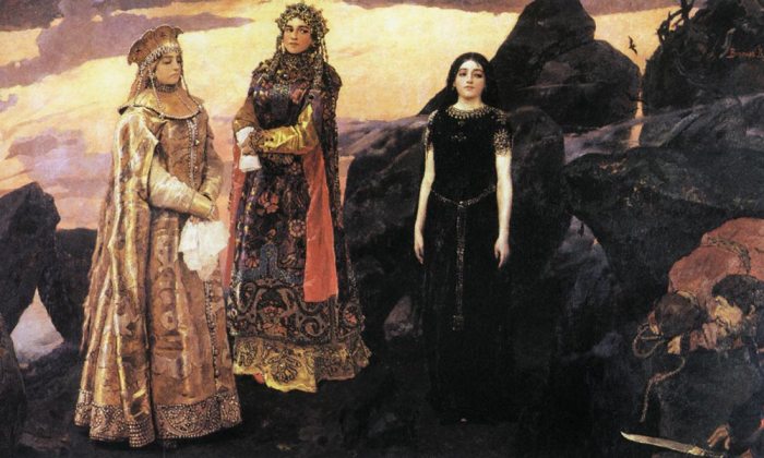 Три царевны темного царства, 1884