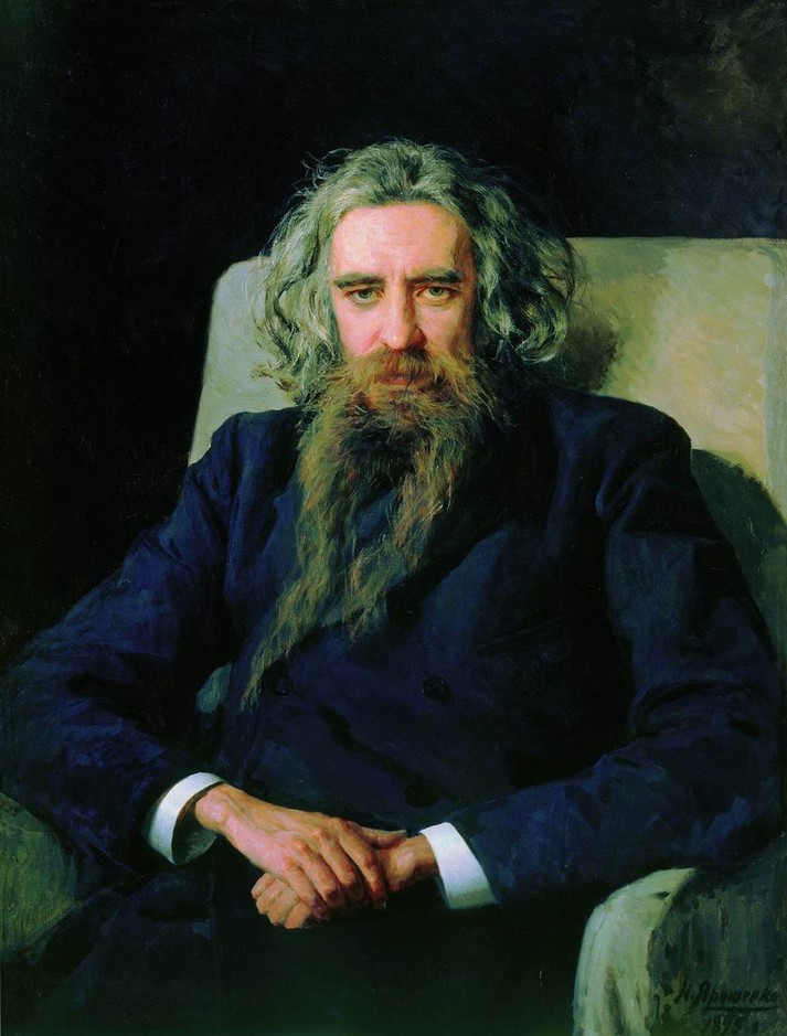Портрет поэта и философа Владимира Сергеевича Соловьева