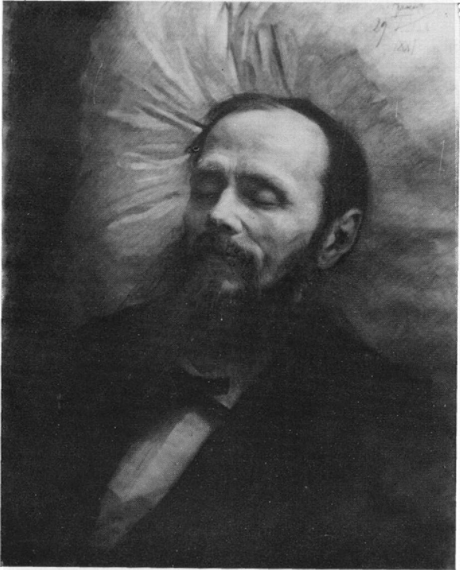 21. Ф.М. Достоевский на смертном одре. 1881