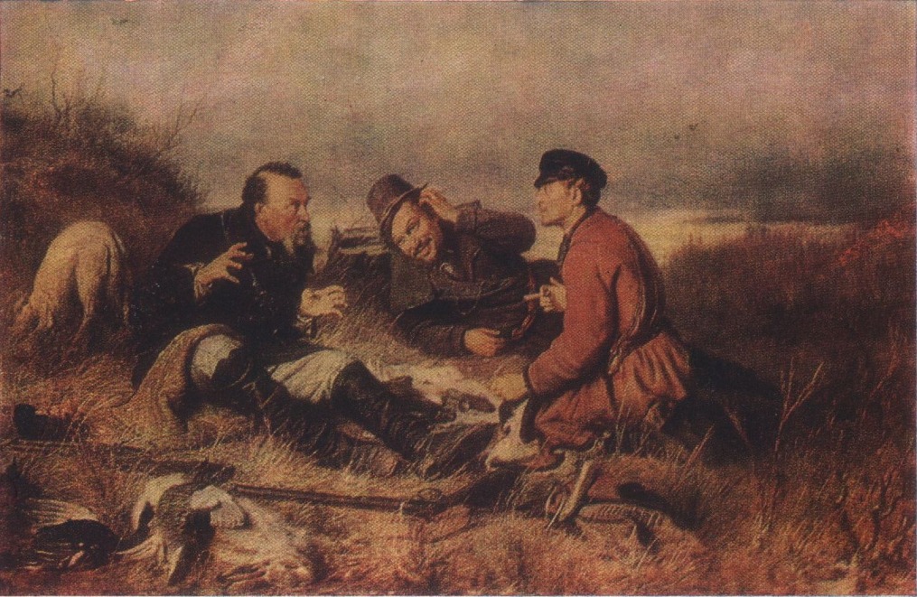 Охотники на привале. 1871