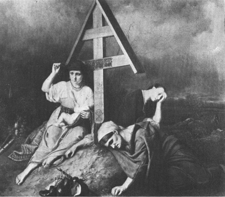 Сцена на могиле. 1859