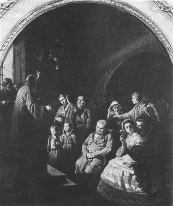 Проповедь в селе. 1861