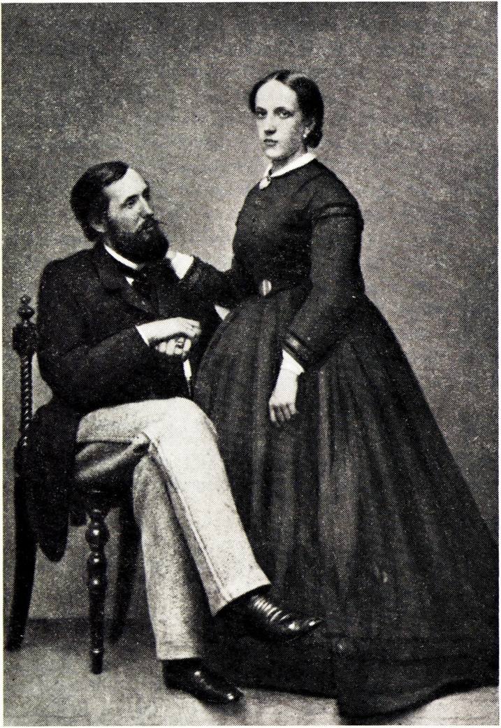 Софья Михайловна и Александр Степанович Каминские. Фотография, 1863