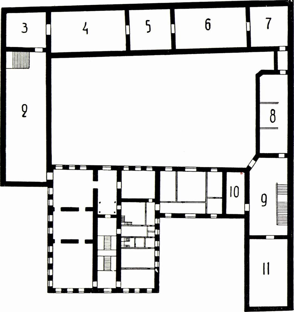 План второго этажа и галереи. 90-е годы