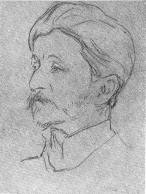 Портрет М.А. Врубеля. 1907