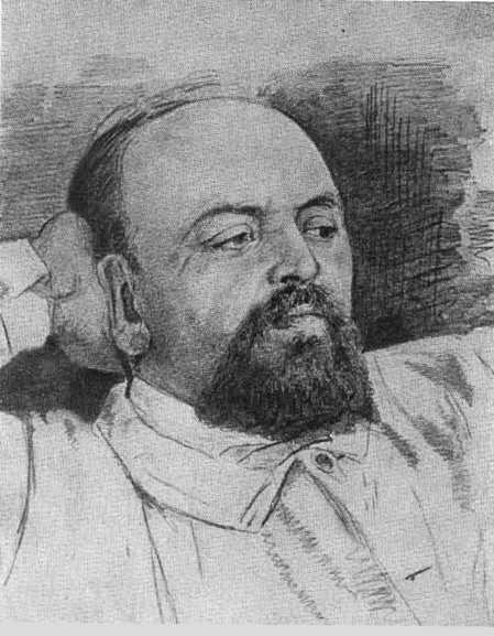 Портрет С.И. Мамонтова. Рисунок. 1879