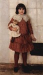 Портрет дочери Ольги с куклой